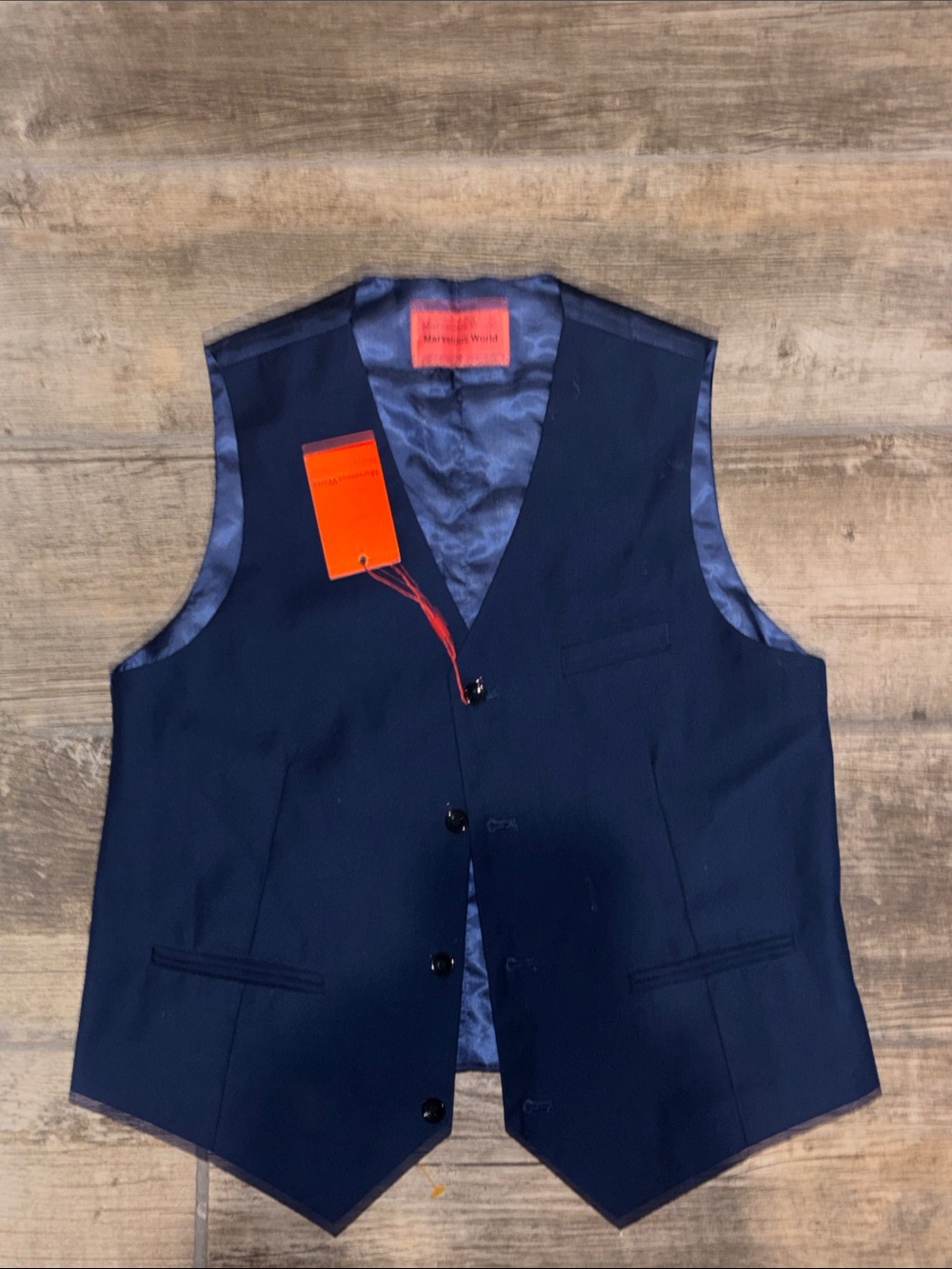 Modern Navy BOYS Dress Vest by